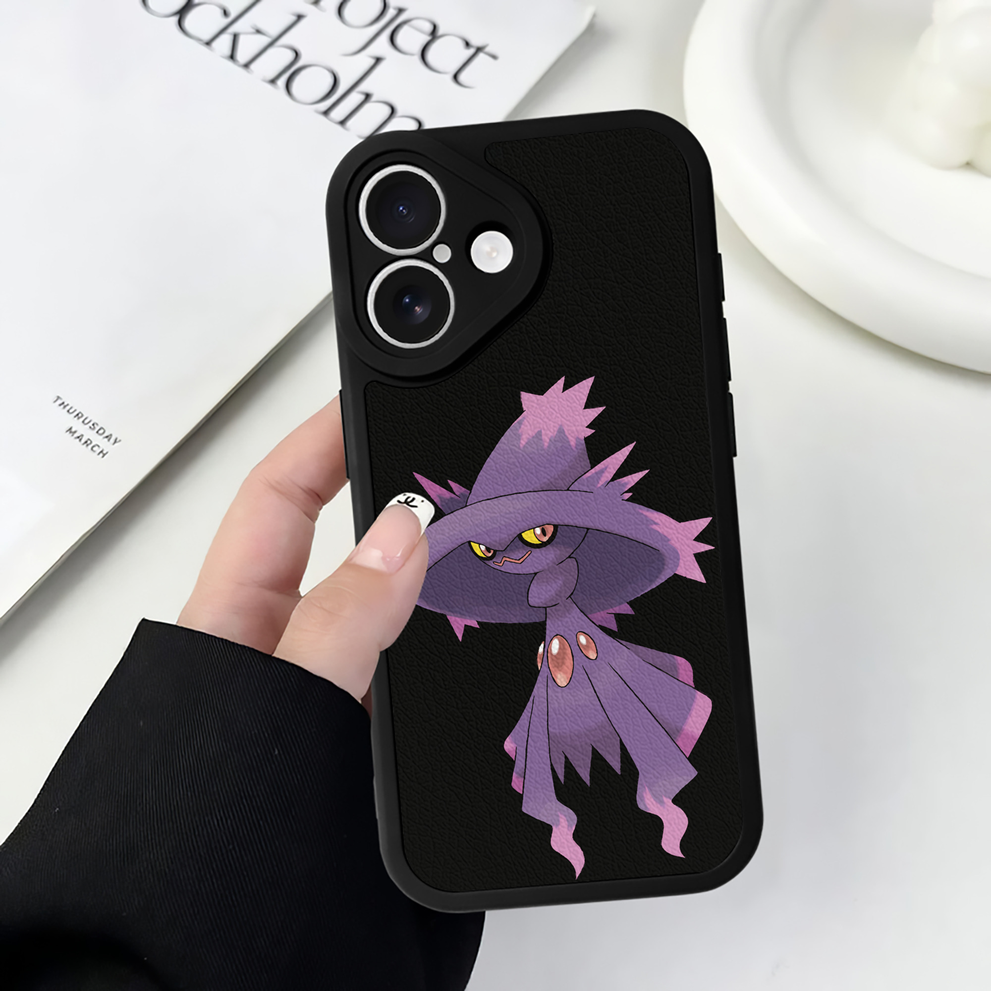 （画像用） ポケットモンスター Pokémon 【iPhone 16シリーズ対応】シリコンスマホケース（レザー調） 材質：シリコン